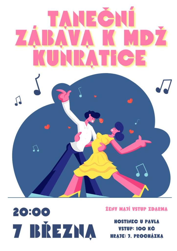 Plakát k&nbsp;Taneční zábavě