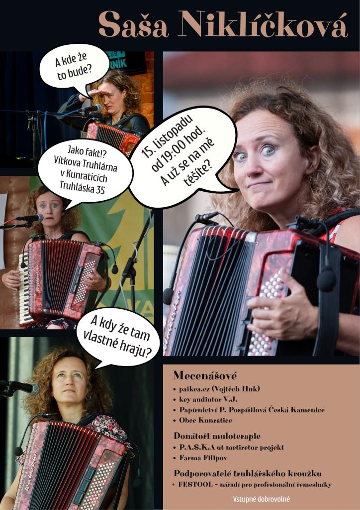 Koncert Saši Niklíčkové v Kunraticích u Vítka